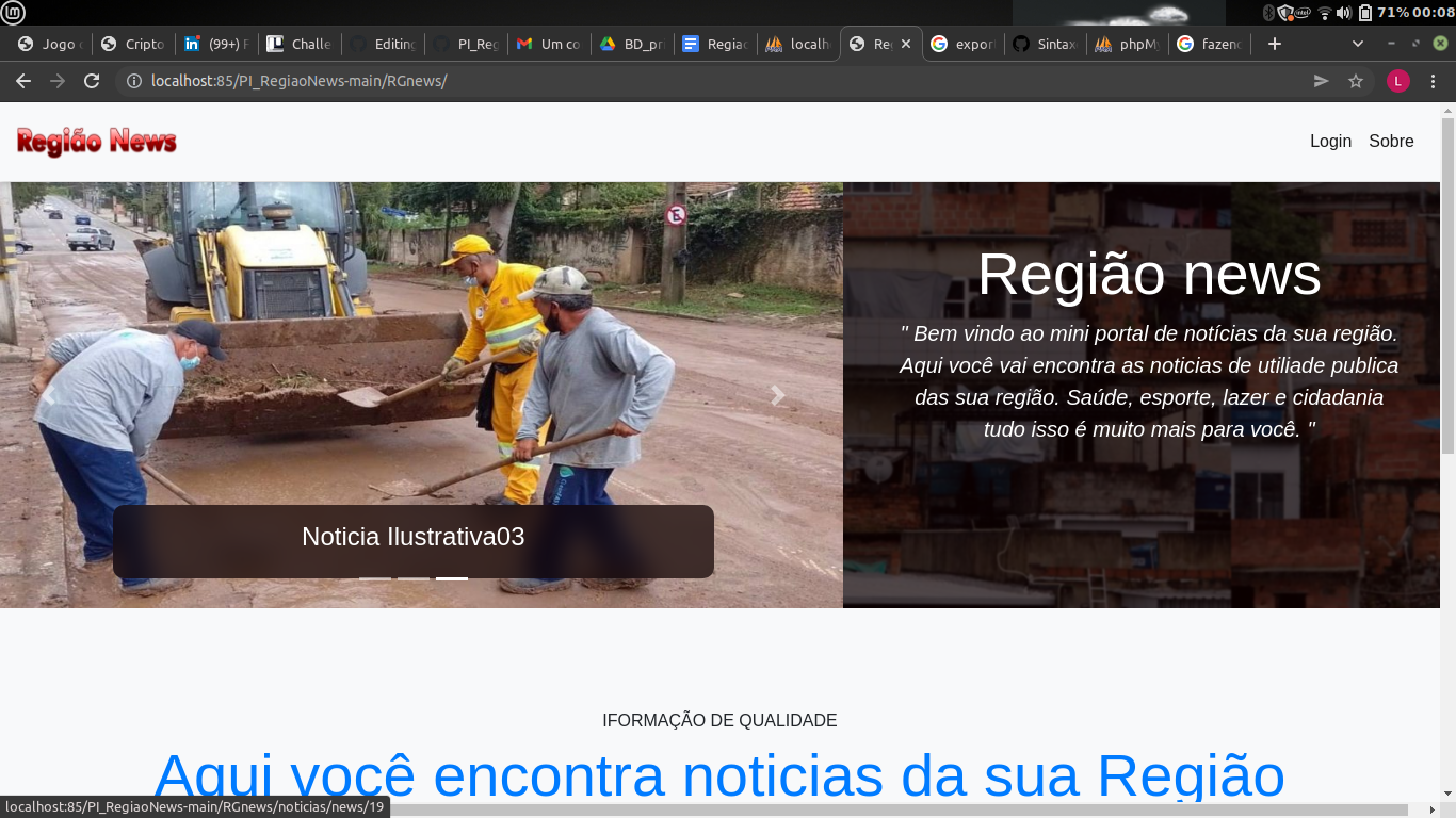 foto página web
